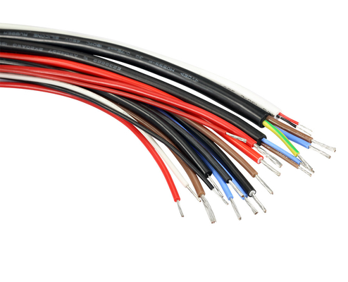 600V/200C UL758 AWM3071 Silicone Rubber Wires 18AWG FT2 Black Robot UAV Heater