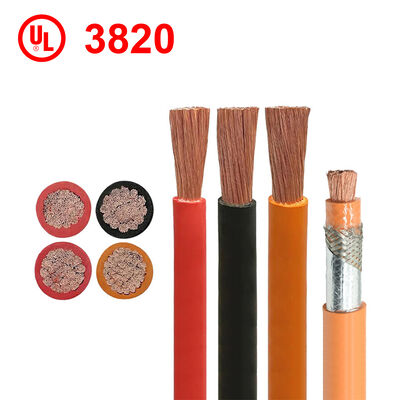 UL3820 XLPE Battery Cable 125C 1000V High Voltage Electric Vehicle Cable for Auto and Industrial Use