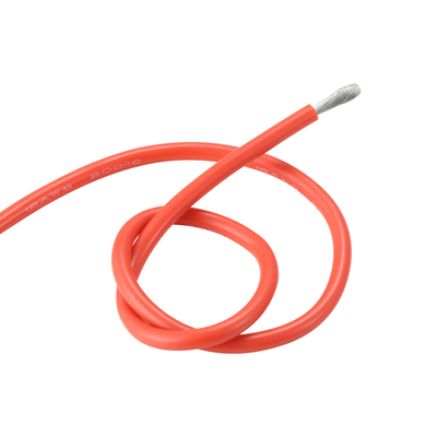 A borracha de silicone de 600V/200C UL758 isolou o cabo de fio AWM3122 18AWG