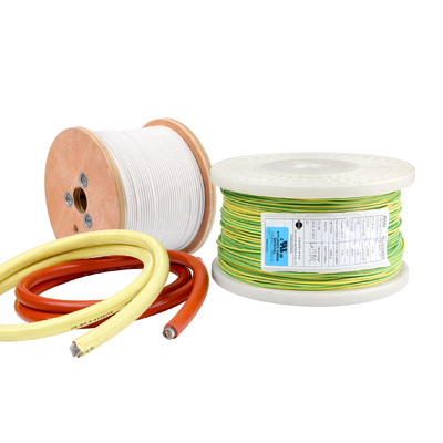 UL3123 silicone rubber cables 20awg 600V/150C FT2 yelow/green robot  home appliance light