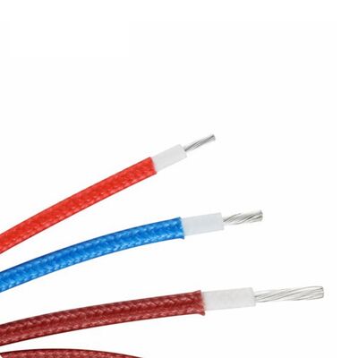 UL3068 Certificado 300V Voltagem nominal 305m/rolo Fios trançados de fibra de vidro de silicone para aplicações em máquinas de café
