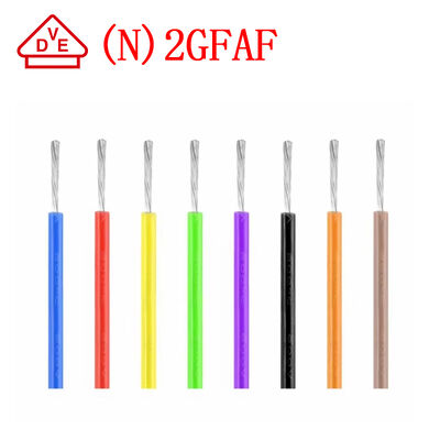 VDE(N) 2GFAF 180C 300V Arame isolado de silicone de alta temperatura com cobre conservado para eletrodomésticos