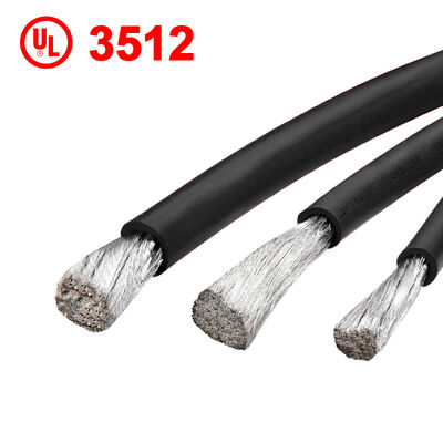 Cable de bateria flexível 200C Alta temperatura 600V Voltagem nominal com condutor de cobre enlatado