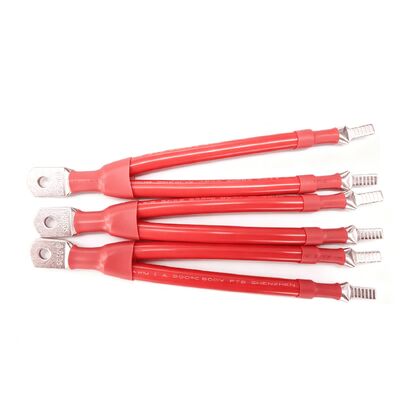 New Energy Battery Cable Wire Harness 10mm2 a 95mm2 com condutor de cobre enlatado e isolamento XLPE de silicone para sistemas de armazenamento de energia