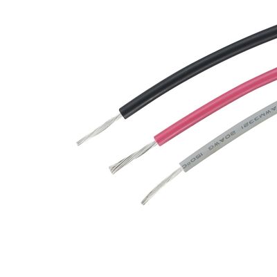 14AWG Tinned Copper XLPE Insulation Wires For Robot Black Color Customized