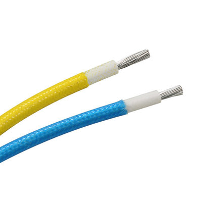 24 silicones trançados de borracha flexíveis Calibre de diâmetro de fios revestiram o cabo de fio para o poder industrial